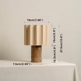 Dalli Trådlampa | Touch Dimming | Spansk Denari Marmor | Bärbar Sängbord | Brick by Brick Carvallo