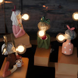 Nattljus med bubbeleffekt – USB Bubble Girl Ornament bordslampa för ett mysigt hem Carvallo