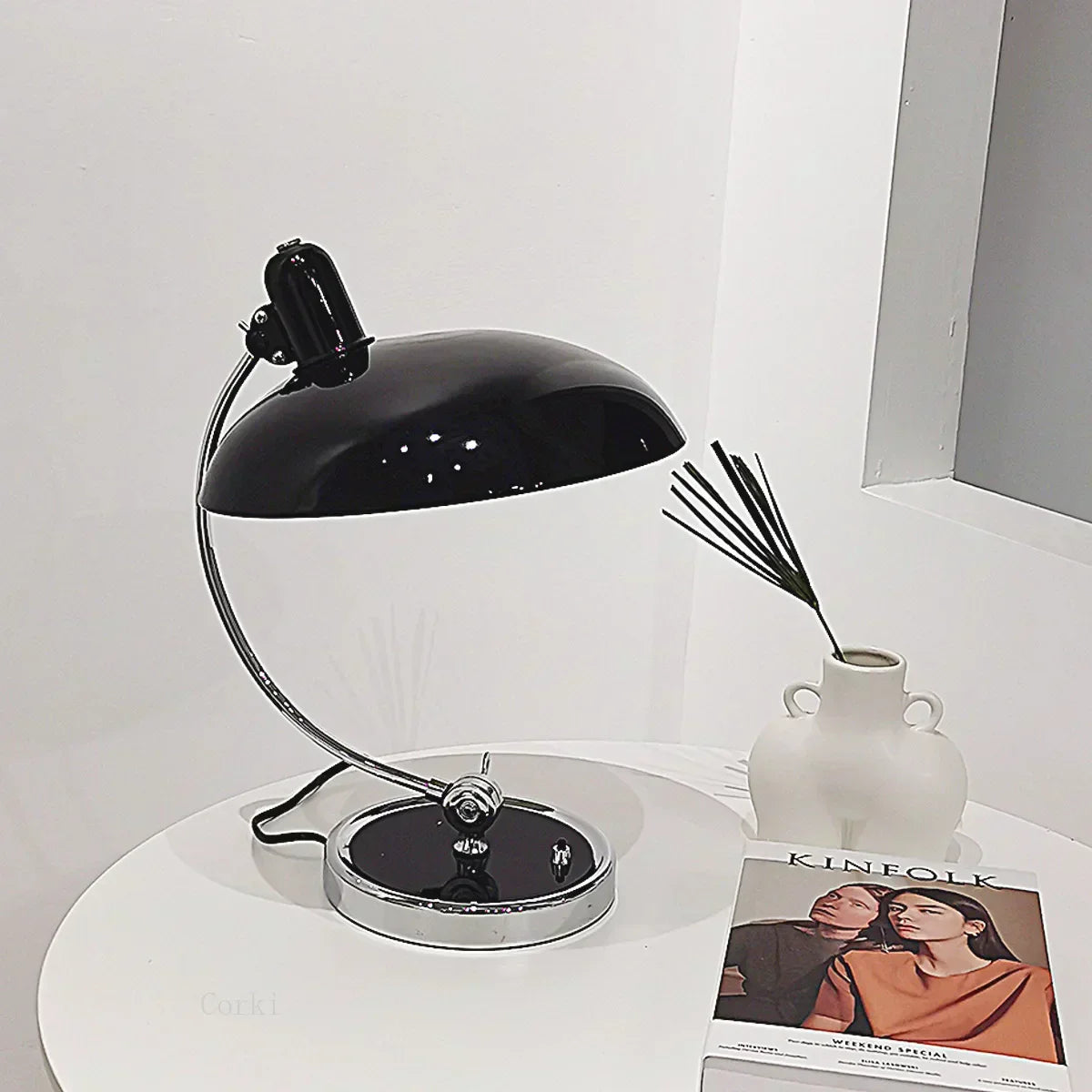 Retro Elegance Bordslampa - Skapa en Mysig Atmosfär Carvallo