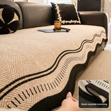Modern Wave Antislip Sofföverdrag Carvallo