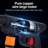 Trådlös bärbar högtrycks sprayvattenpistolsats Carvallo