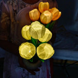 Blooming Tulip & Peony LED-nattlampa – elegant blomglöd MILA Sverige