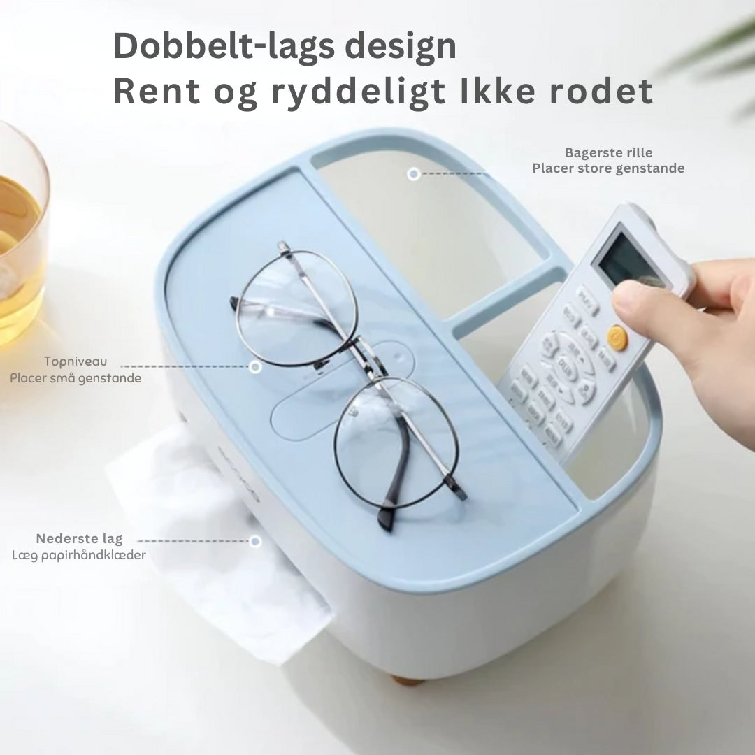 Carvallo - Stilren Organiseringslåda Och Telefonstativ För Ett Stressfritt Hem Carvallo