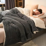 DoubleComfortfilt - Mysig varm dubbel lager fleecefilt Carvallo