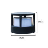 Carvallo - Solcellerdrevet utomhus pelarlampa med elegant spotlight-design för stigar Carvallo