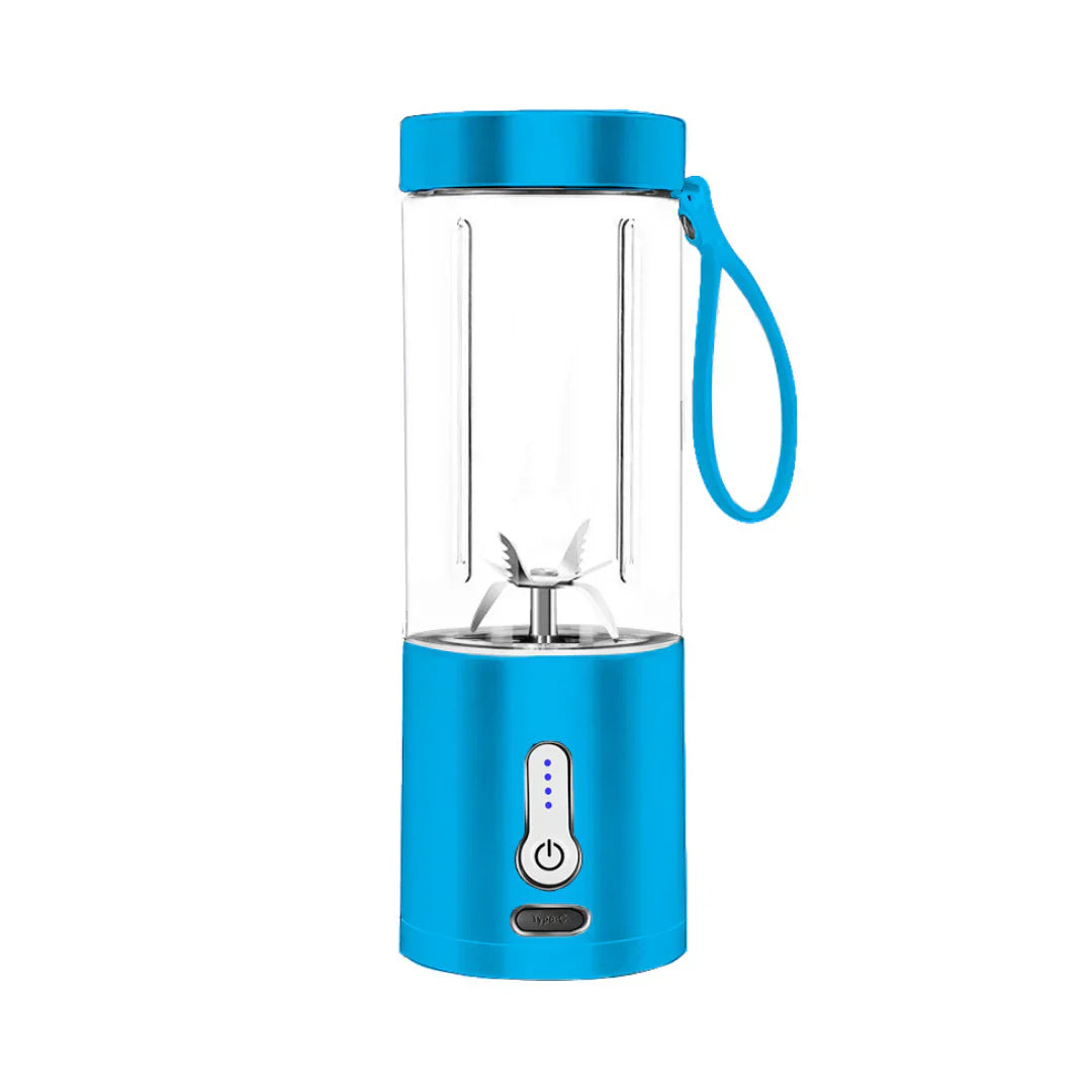 Bärbar Smoothiemaker med 6 kraftfulla blad – Kompakt mixer för att ta med Carvallo