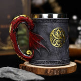 Medeltida drakekaffemugg – Fantasidjursejdel för te, öl och samlare MILA Sverige