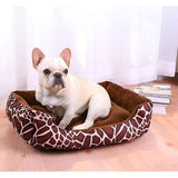 DreamPaw Säng - Mjuk Kudde Lyx Plush Husdjursäng Carvallo