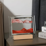 DriftGlow Ljus - 3D Glas LED Sandkonst Rörligt Nattljus Carvallo