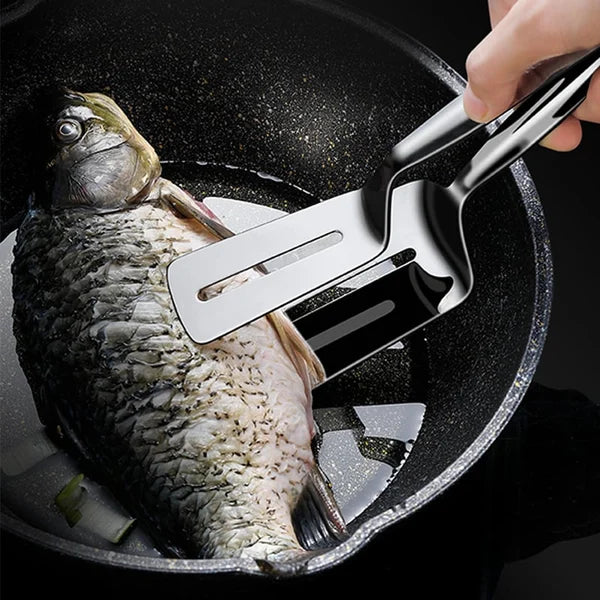 DuoTurn Multi-Funktions-Köks_spatel – Mångsidig design i rostfritt stål för effektiv matlagning Carvallo