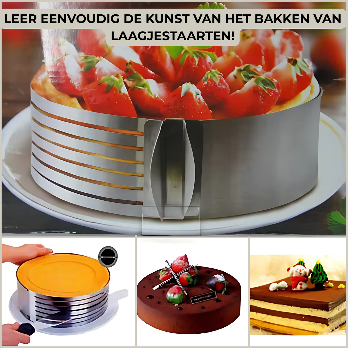 LayerPro – Justerbar kakskivarring i rostfritt stål MILA Sverige