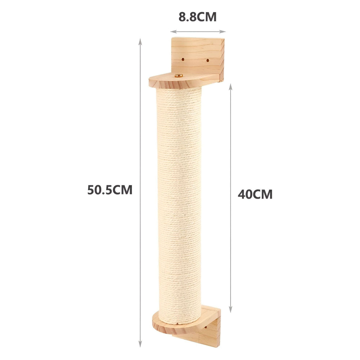 PurrMount Board - Väggmonterad kattklättrande bräda med klösträd Carvallo