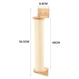 PurrMount Board - Väggmonterad kattklättrande bräda med klösträd Carvallo