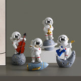 Astronaut Jazz Band Dekorativ Konstverk för Unik Heminredning Carvallo