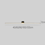 LED Taklampa Slank Modern Linjär Armatur Carvallo