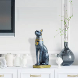 Carvallo Elegance – Egyptisk kattfigur med guldaccenter Carvallo