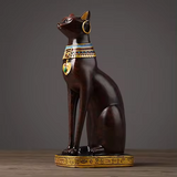 Carvallo Elegance – Egyptisk kattfigur med guldaccenter Carvallo