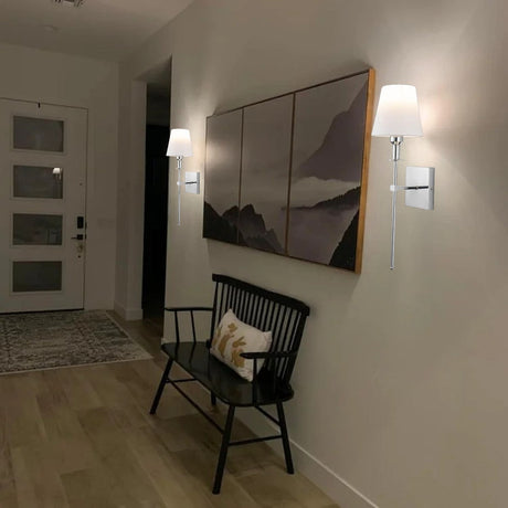 Vägglampa Uppladdningsbar Modern Tyg Sconse Carvallo