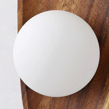 WoodGlo – Minimalistisk V�gglampa i Massivt Trä med LED-belysning Carvallo