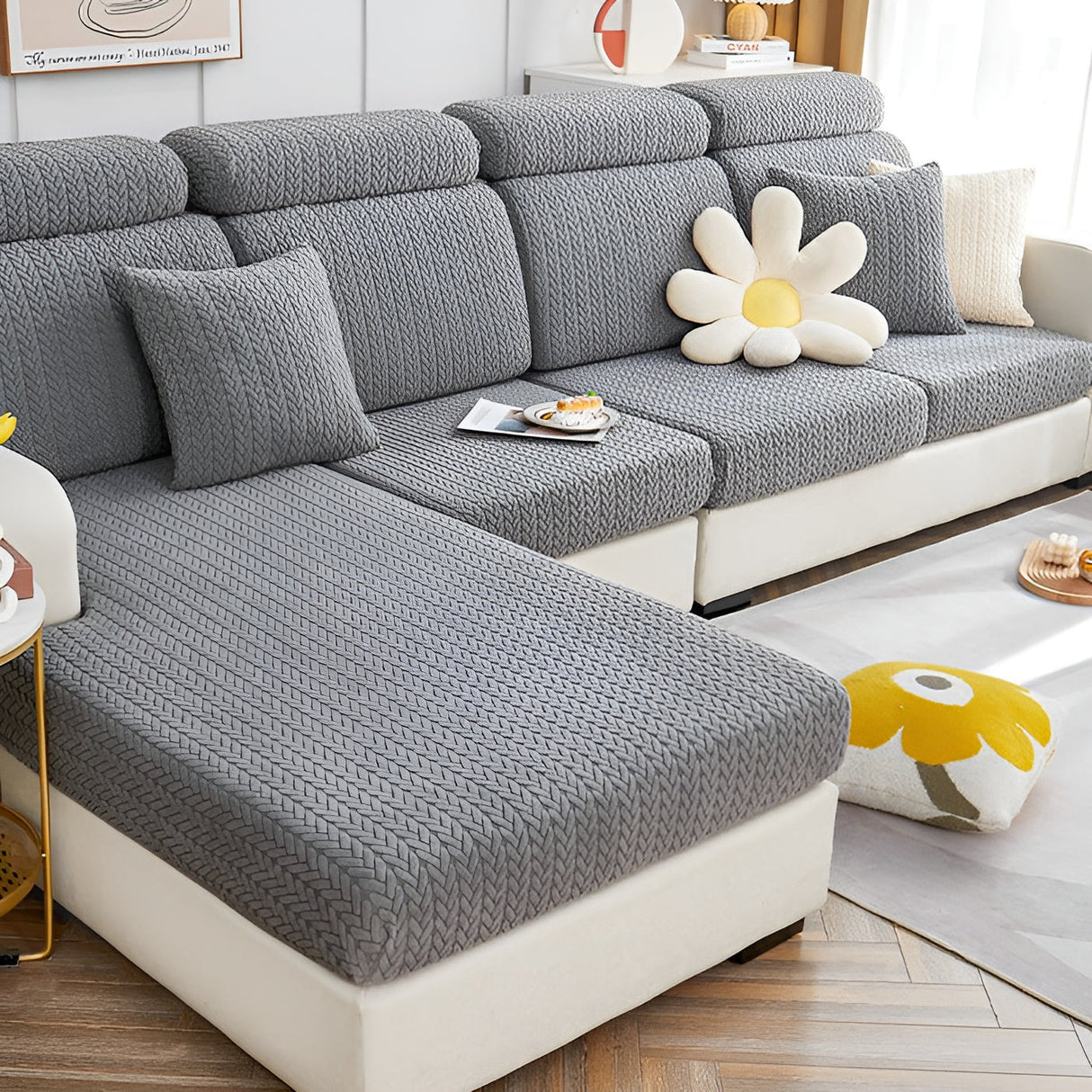 ElasticEase Sofföverdrag – Perfekt stretchpassform för säker, stilren hållning Carvallo