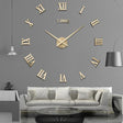Elegance Time Väggklocka – Moderna DIY-kvarts väggklocka med geometrisk design Carvallo