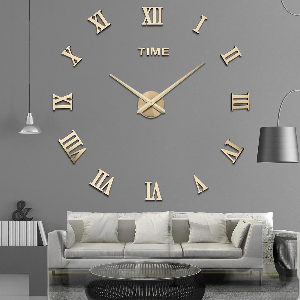 Elegance Time Väggklocka – Moderna DIY-kvarts väggklocka med geometrisk design Carvallo