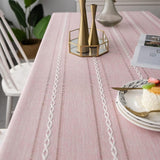 Elegant bomulls- och linne duk Carvallo