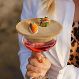 SipShield – Eleganta bambuöverdrag och underlägg till vinglas MILA Sverige