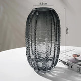 Elegant glas-kaktusvas – Konstfull glasvas för stilinredning Carvallo