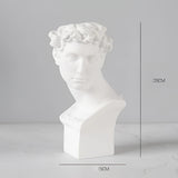 Eleganta neoklassiska figurinvaser i resin – Grekiska vattentäta växtkärl för stilfull inomhus- och trädgårdsdekoration Carvallo