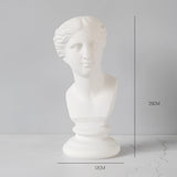 Eleganta neoklassiska figurinvaser i resin – Grekiska vattentäta växtkärl för stilfull inomhus- och trädgårdsdekoration Carvallo