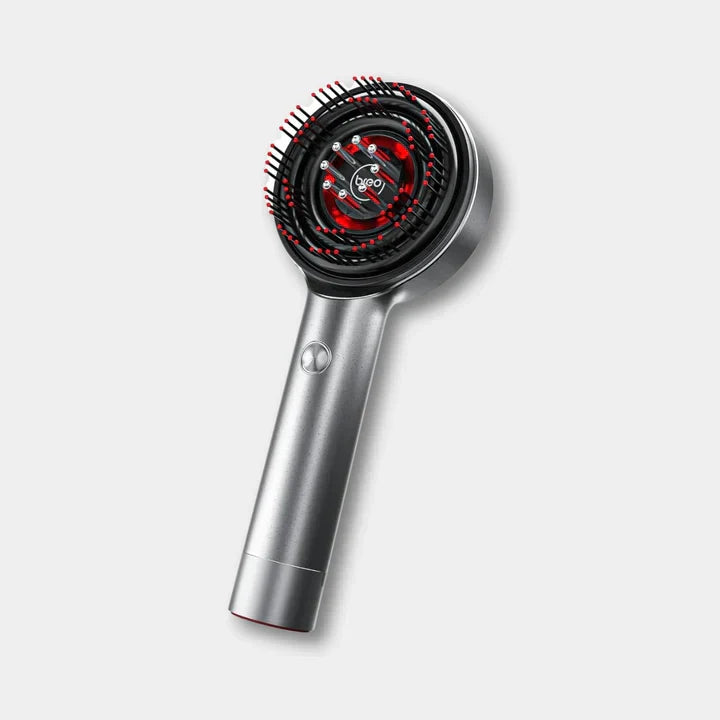 Elektrisk hårbottenmassageborste med LED-ljusterapi Carvallo