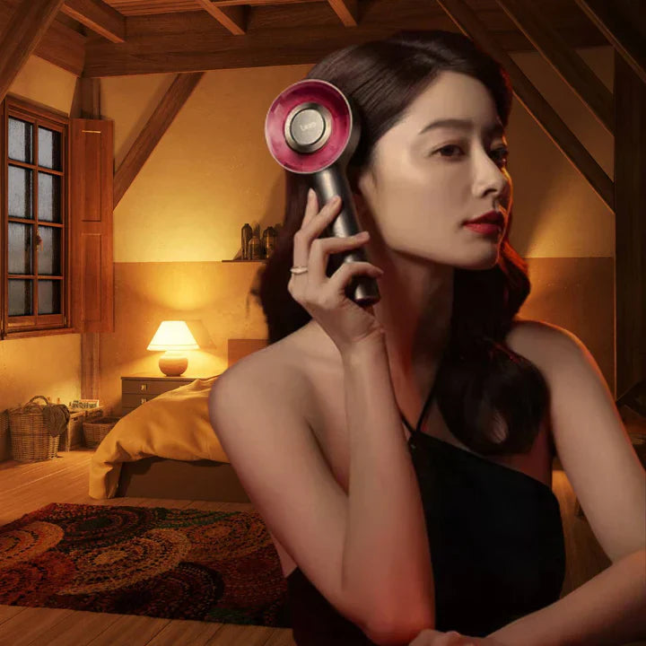 Elektrisk hårbottenmassageborste med LED-ljusterapi Carvallo