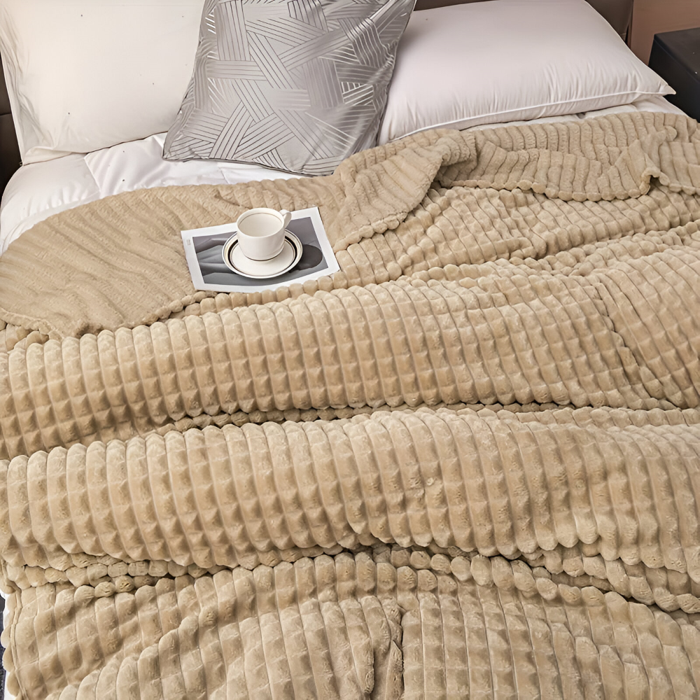 NordicSoft Pläd – Mysig & Fluffig Korallfilt i Fleece Hemnix