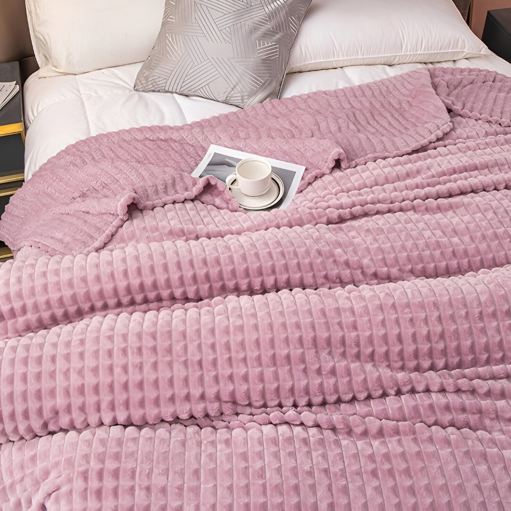 NordicSoft Pläd – Mysig & Fluffig Korallfilt i Fleece Hemnix