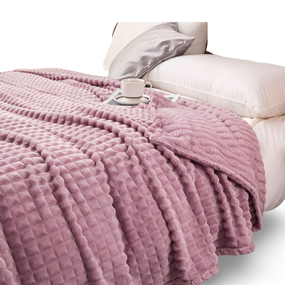 NordicSoft Pläd – Mysig & Fluffig Korallfilt i Fleece Hemnix
