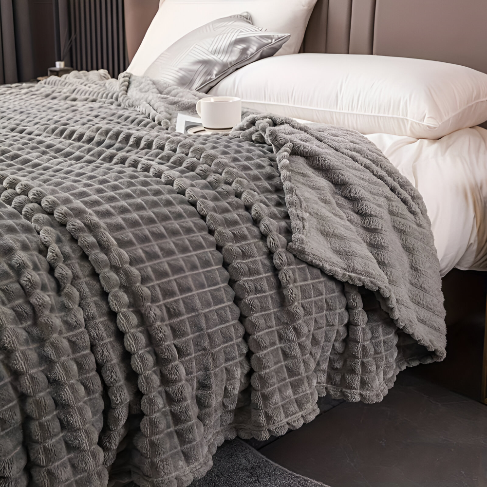 NordicSoft Pläd – Mysig & Fluffig Korallfilt i Fleece Hemnix