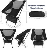 ErgoChair - Hopfällbar Stol för Strand, Camping & Fritid-Hemnix-Hemnix