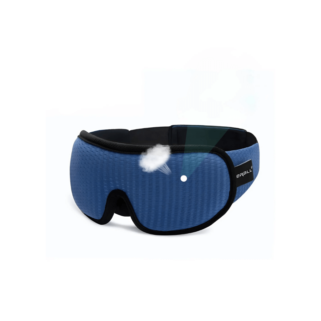 NoirNap - Ergonomically contoured eye mask with 3D Fit for full light blocking and comfort Carvallo