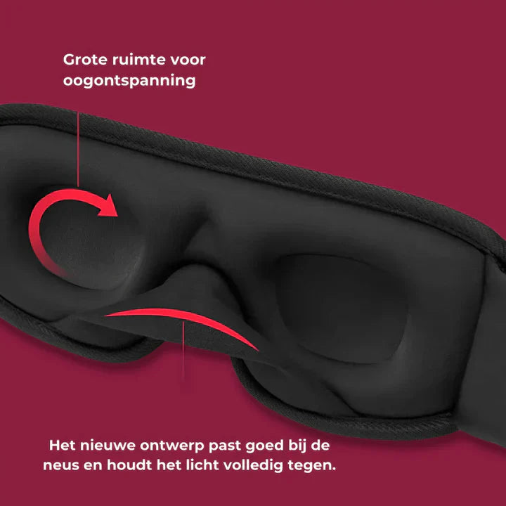 Ergonomisk 3D-sovmask Carvallo