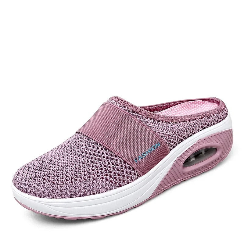Ergonomiska tofflor med stötdämpning (Dam)-Hemnix-Rosa-35-Hemnix