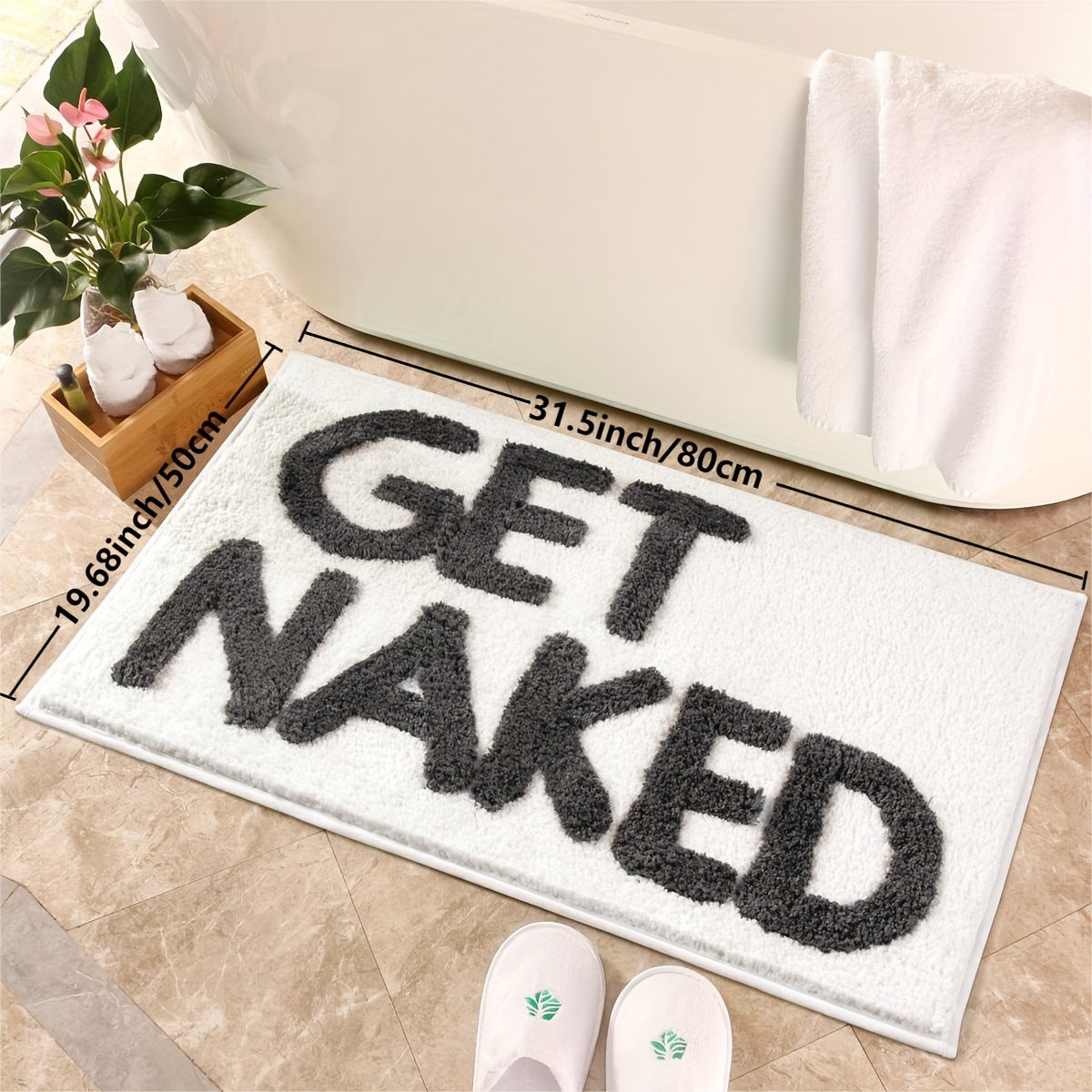 Öka komforten i ditt hem med Mila halkfria badmatta - lyxig, säker och stilren Carvallo