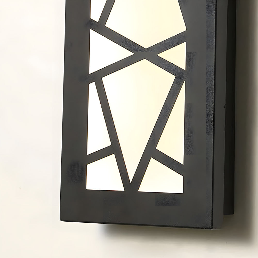 Utomhus Vattentät Vägglampa | 15.7–59 x 3.1 in | LED IP65 Lång Järn & Akryl Exteriör Armatur | Brick by Brick Carvallo