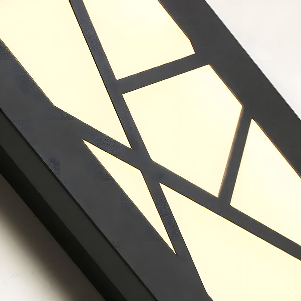 Utomhus Vattentät Vägglampa | 15.7–59 x 3.1 in | LED IP65 Lång Järn & Akryl Exteriör Armatur | Brick by Brick Carvallo