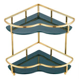 SlimFit hörnhylla – Elegant nivåindelad organisatör för badrum MILA Sverige