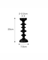Carvallo Sculptor – Lyxig Träljushållare med Skulptural Elegans Carvallo