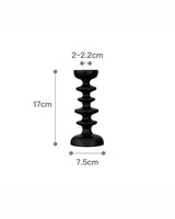 Carvallo Sculptor – Lyxig Träljushållare med Skulptural Elegans Carvallo