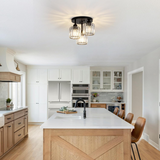 Elegant Modern Crystal Semi-Flush Taklampor Carvallo