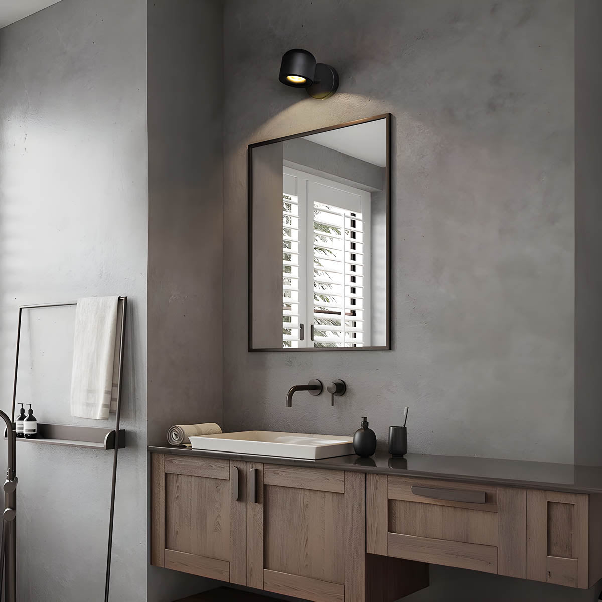 Carvallo – Dimmbar vägglampa med minimalistisk design och roterbar huvud Carvallo