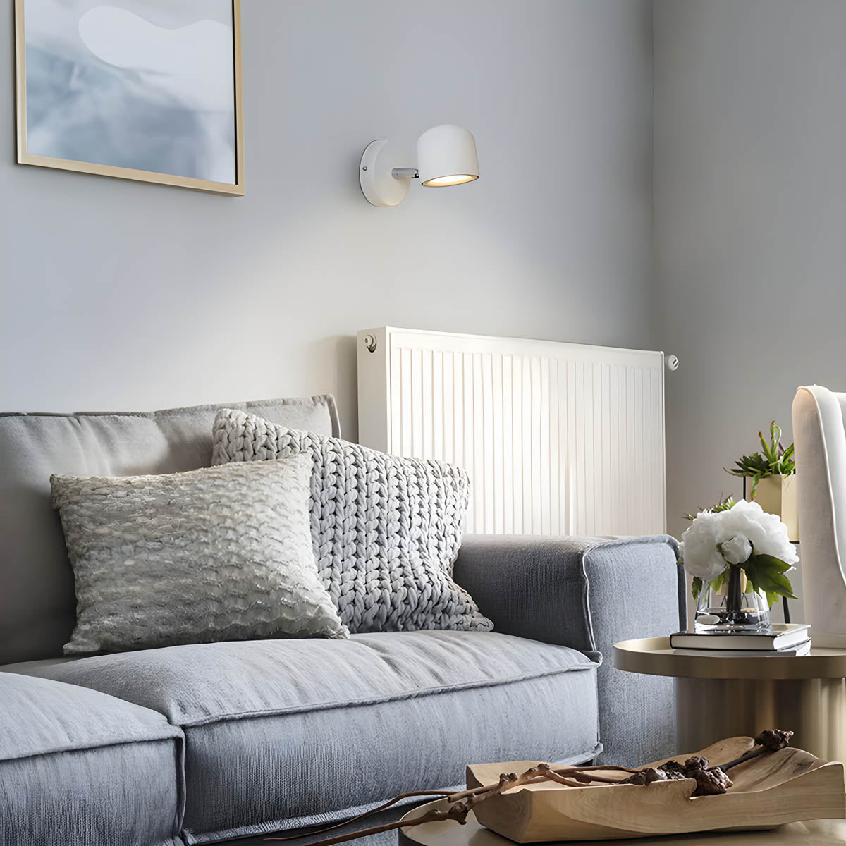 Carvallo – Dimmbar vägglampa med minimalistisk design och roterbar huvud Carvallo